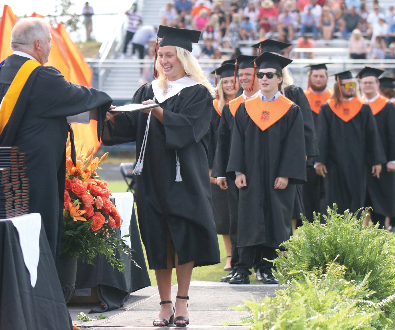 davie-high-seniors-together-for-first-time-as-a-group-at-graduation-davie-county-enterprise