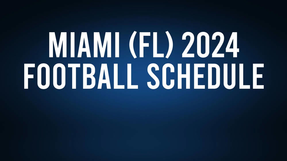 Miami (FL) 2024 Football Schedule, Record, Results