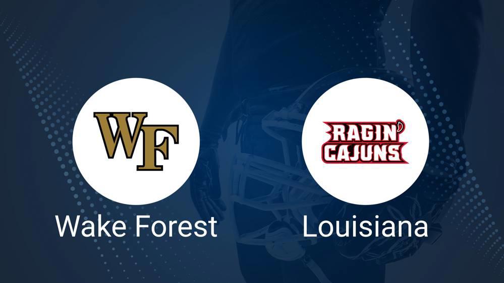 Best Bets, Predictions & Odds for the Louisiana vs. Wake Forest Game – Saturday, Sept. 28