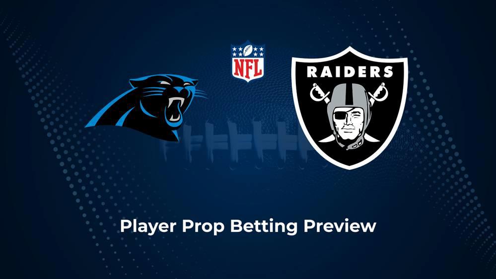 Panthers vs. Raiders Player Props & Odds – Week 3