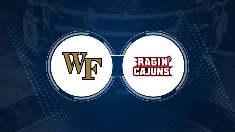 Wake Forest vs. Louisiana: Odds, spread, and over/under - Sept. 28