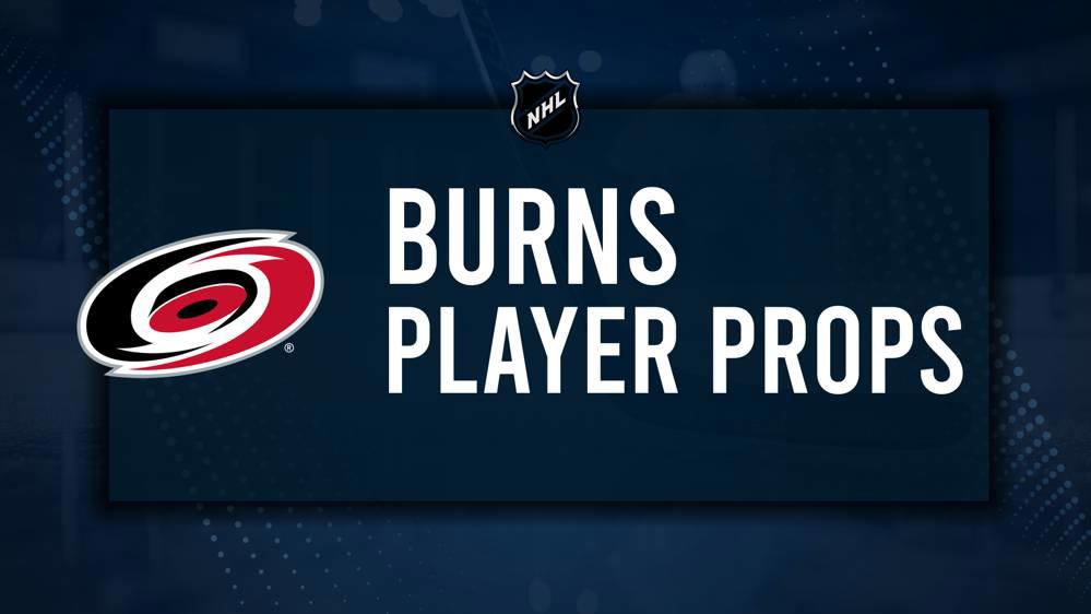 Brent Burns Player Prop Bets for the Hurricanes vs. Bruins Game - October 31