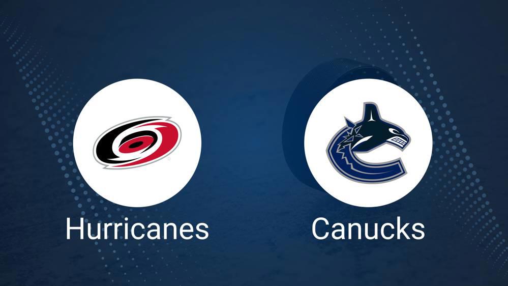 Hurricanes vs. Canucks Injury Report Today - October 28