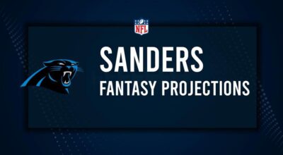 Ja'Tavion Sanders Fantasy Projections: Week 6 vs. the Falcons