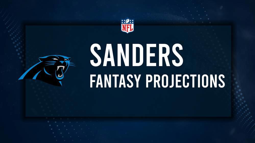 Ja'Tavion Sanders Fantasy Projections: Week 7 vs. the Commanders