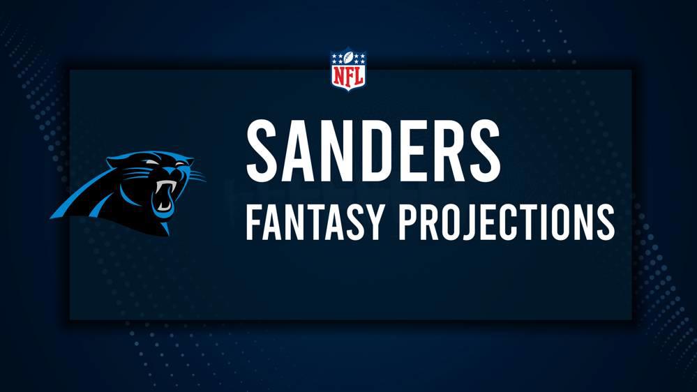 Ja'Tavion Sanders Fantasy Projections: Week 9 vs. the Saints