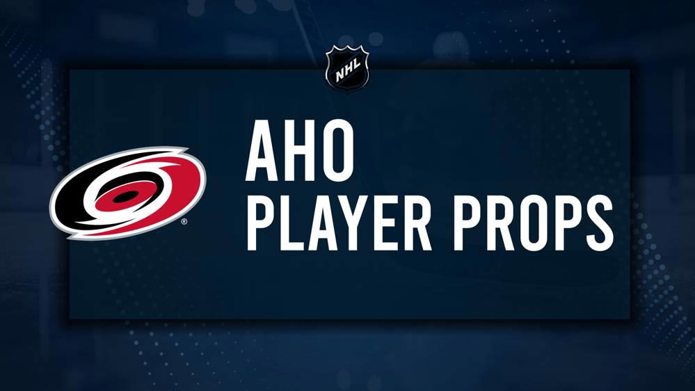 Sebastian Aho Player Prop Bets for the Hurricanes vs. Blues Game - October 19