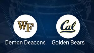 Wake Forest vs. Cal Nov. 8 Tickets & Start Time