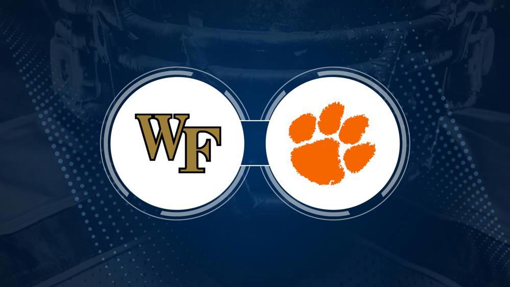 Wake Forest vs. Clemson: Odds, spread, and over/under - Oct. 12