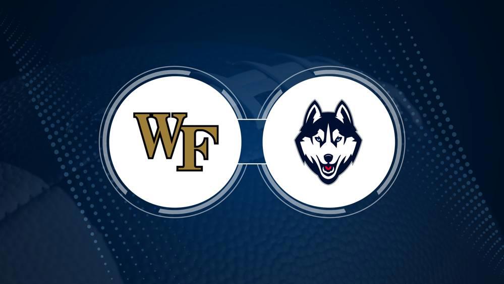 Wake Forest vs. UConn: Odds, spread, and over/under - Oct. 19