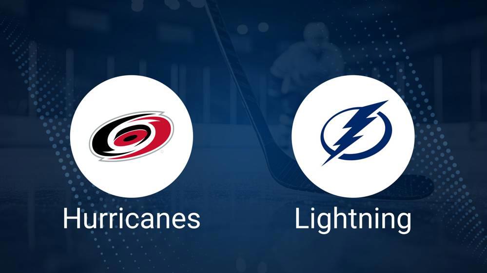 Where to Watch Carolina Hurricanes vs. Tampa Bay Lightning on TV or Streaming Live - October 11