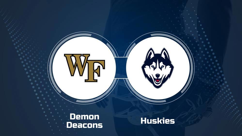 Where to Watch Wake Forest vs. UConn on TV or Streaming Live - Oct. 19