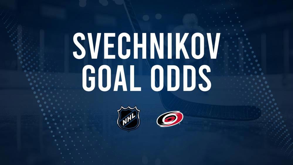 Will Andrei Svechnikov Score a Goal Against the Canucks on October 28?