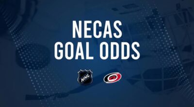 Will Martin Necas Score a Goal Against the Blues on October 19?