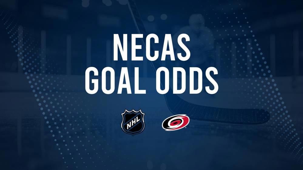 Will Martin Necas Score a Goal Against the Flames on October 24?