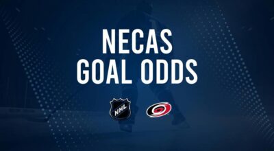 Will Martin Necas Score a Goal Against the Lightning on October 11?