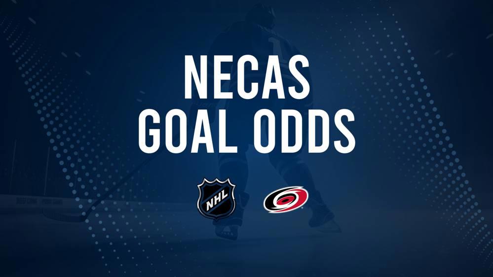 Will Martin Necas Score a Goal Against the Lightning on October 11?