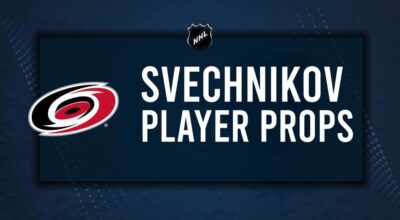 Andrei Svechnikov Player Prop Bets for the Hurricanes vs. Hockey Club Game - November 13