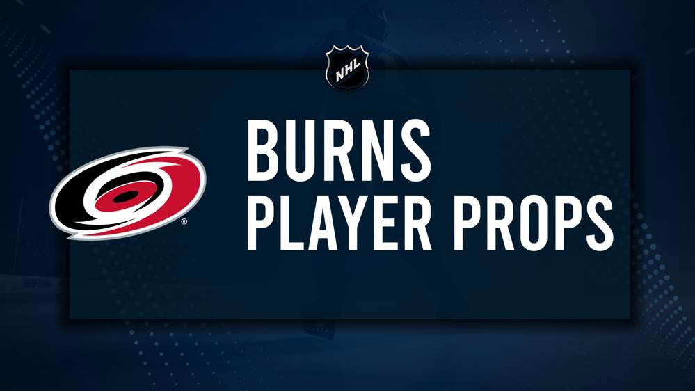 Brent Burns Player Prop Bets for the Hurricanes vs. Hockey Club Game - November 13