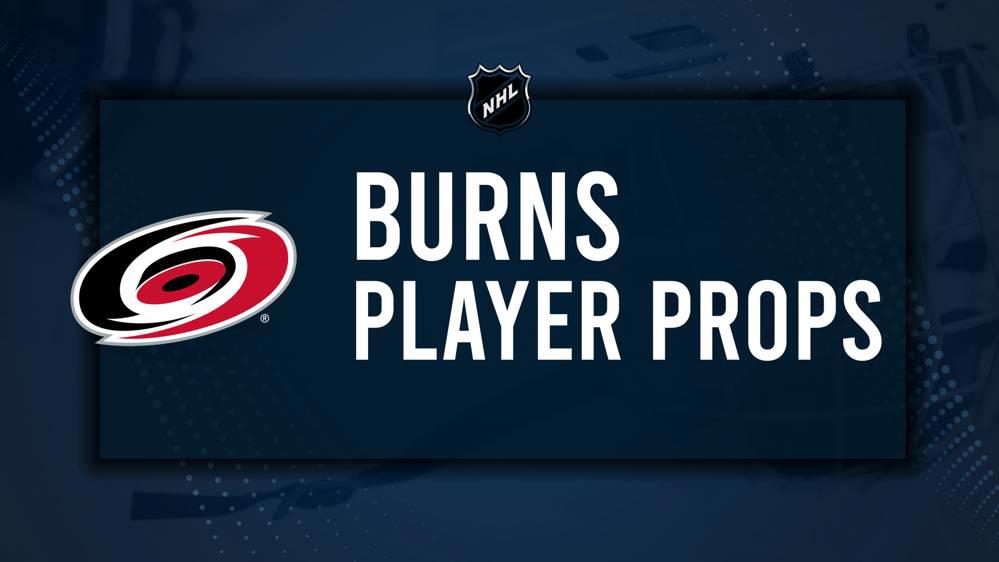 Brent Burns Player Prop Bets for the Hurricanes vs. Panthers Game - November 29