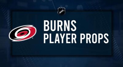 Brent Burns Player Prop Bets for the Hurricanes vs. Rangers Game - November 27