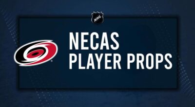 Martin Necas Player Prop Bets for the Hurricanes vs. Capitals Game - November 3