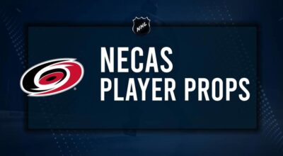 Martin Necas Player Prop Bets for the Hurricanes vs. Flyers Game - November 5