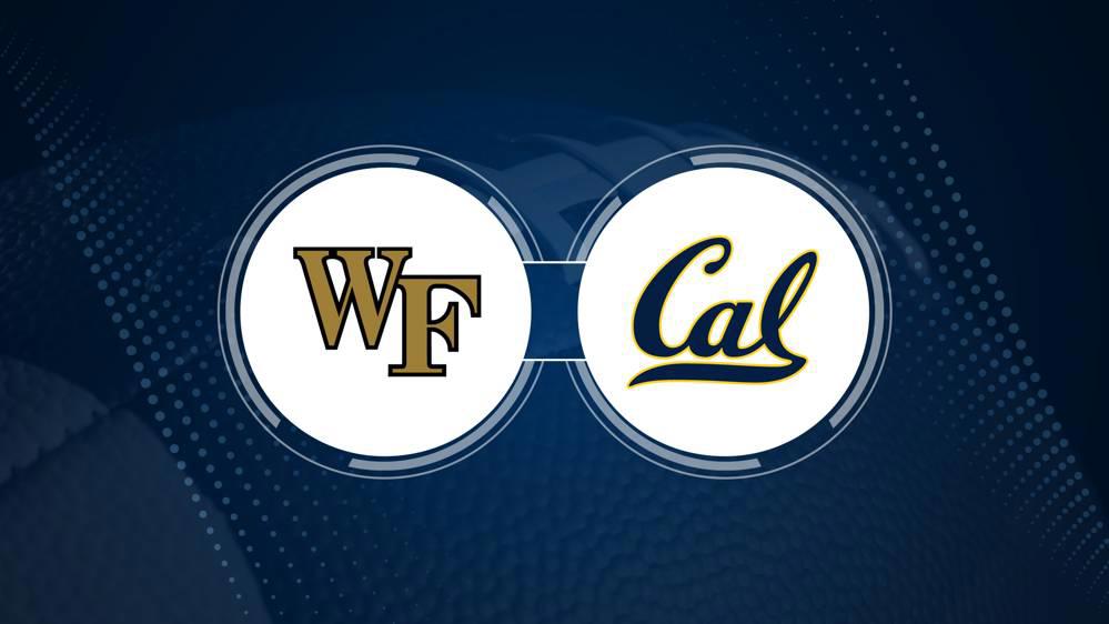 Wake Forest vs. California: Odds, spread, and over/under - Nov. 8