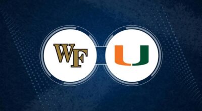 Wake Forest vs. Miami (FL): Odds, spread, and over/under - Nov. 23