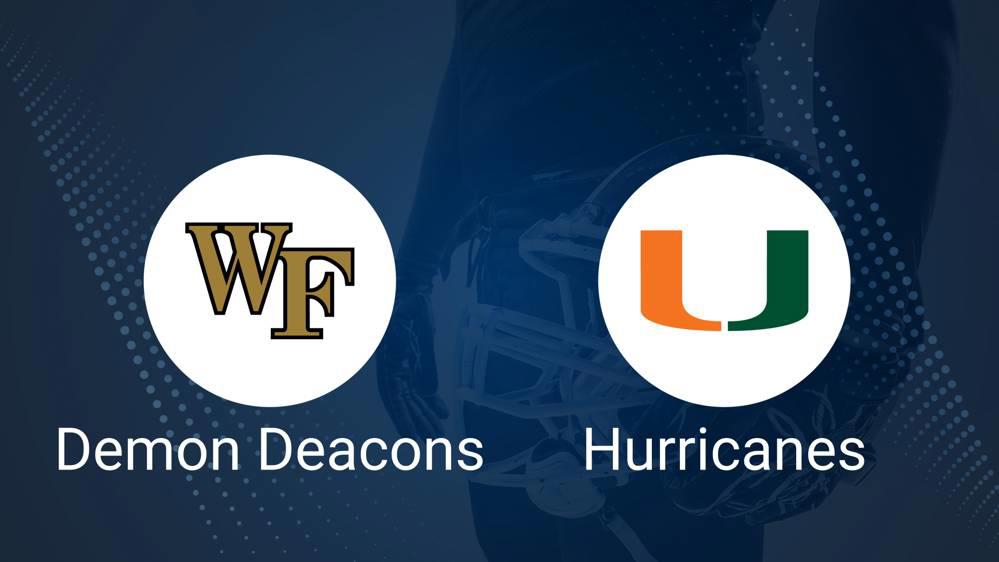 Wake Forest vs. Miami (FL) Predictions & Picks: Odds, Moneyline, Spread - Saturday, Nov. 23