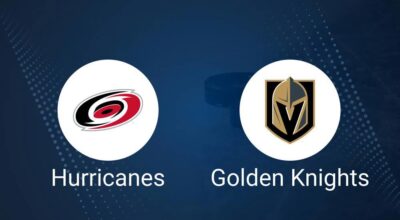 Where to Watch Carolina Hurricanes vs. Vegas Golden Knights on TV or Streaming Live - November 11