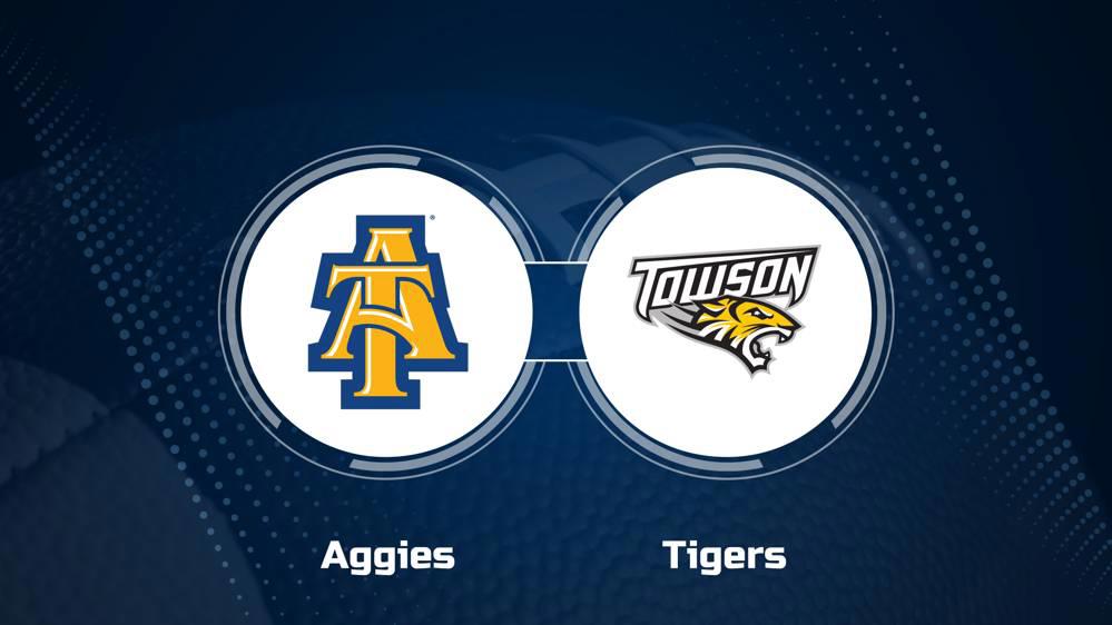 Where to Watch North Carolina A&T vs. Towson on TV or Streaming Live - Nov. 16