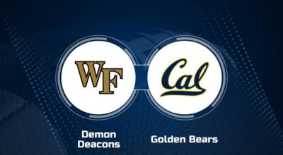 Where to Watch Wake Forest vs. California on TV or Streaming Live - Nov. 8