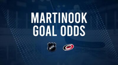 Will Jordan Martinook Score a Goal Against the Golden Knights on November 11?