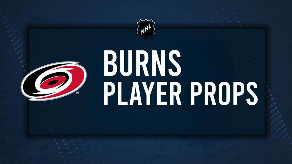 Brent Burns Player Prop Bets for the Hurricanes vs. Blue Jackets Game - December 31