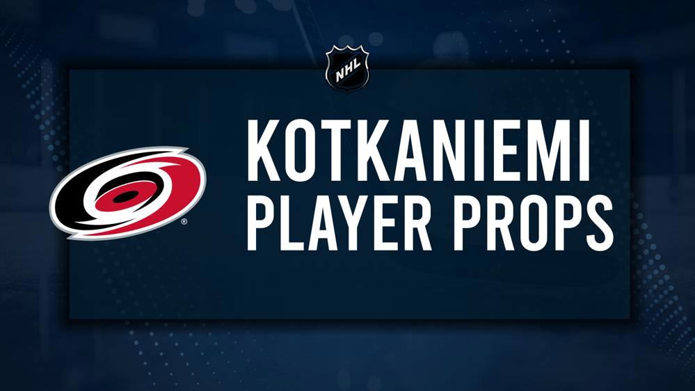 Jesperi Kotkaniemi Player Prop Bets for the Hurricanes vs. Senators Game - December 13