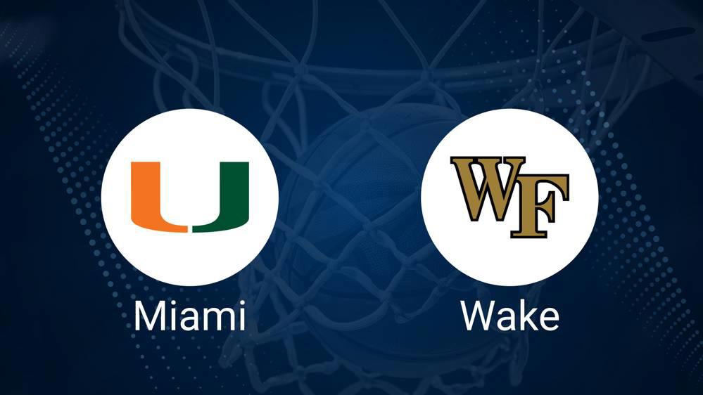 Miami (FL) vs. Wake Forest Basketball Tickets - Saturday, January 11