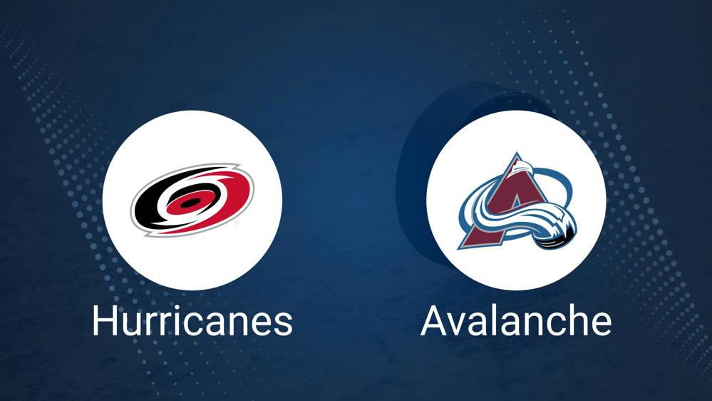 Where to Watch Carolina Hurricanes vs. Colorado Avalanche on TV or Streaming Live - December 5