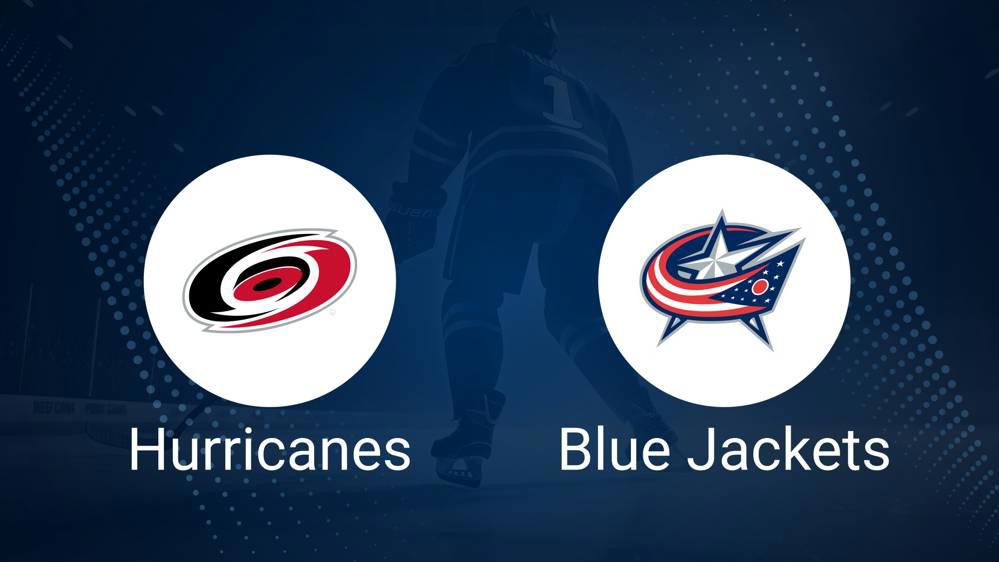 Where to Watch Carolina Hurricanes vs. Columbus Blue Jackets on TV or Streaming Live - December 15