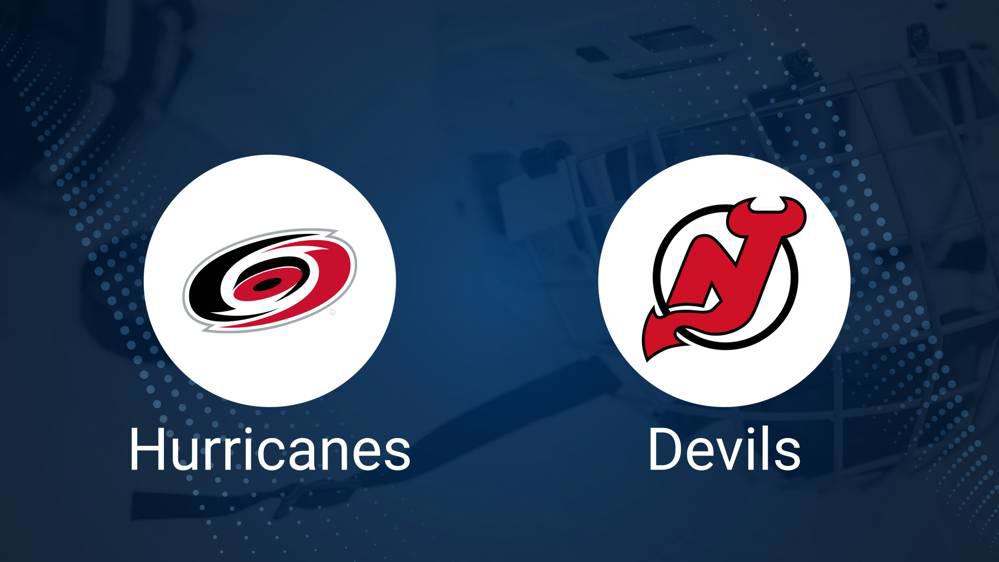 Where to Watch Carolina Hurricanes vs. New Jersey Devils on TV or Streaming Live - December 28