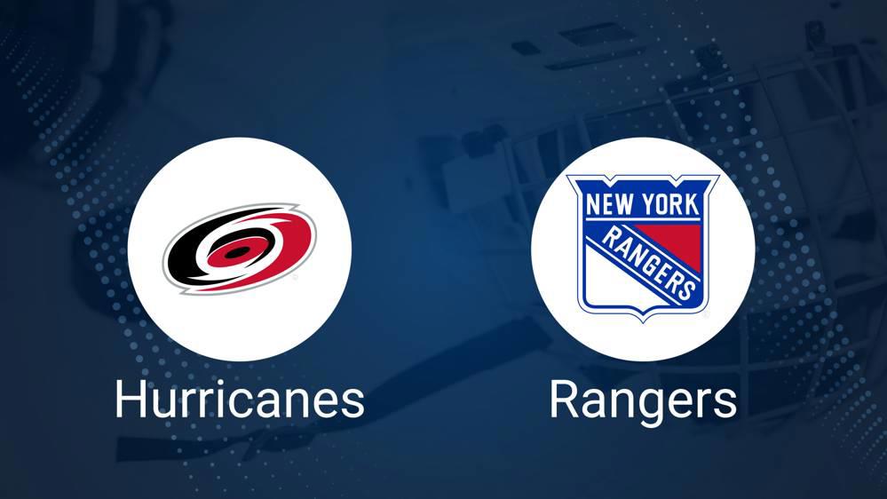 Where to Watch Carolina Hurricanes vs. New York Rangers on TV or Streaming Live - December 22