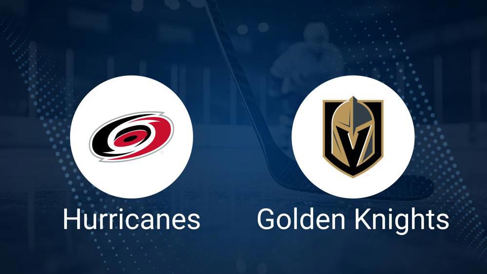 Hurricanes vs. Golden Knights Injury Report Today - January 17