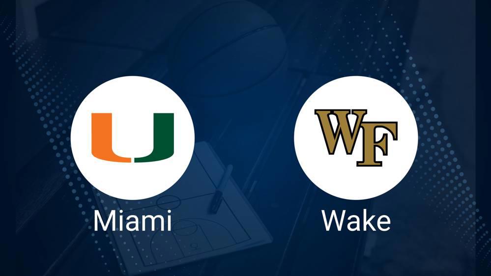 Wake Forest vs. Miami (FL) Basketball Tickets - Saturday, January 11