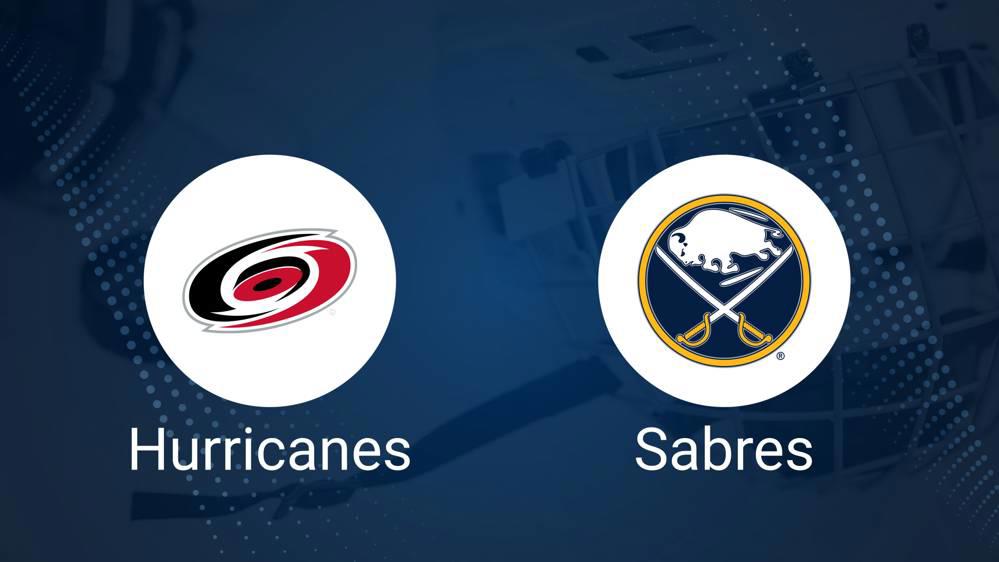 Where to Watch Carolina Hurricanes vs. Buffalo Sabres on TV or Streaming Live - January 15