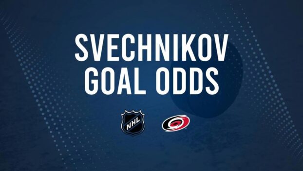 Will Andrei Svechnikov Score a Goal Against the Blue Jackets on January 23?