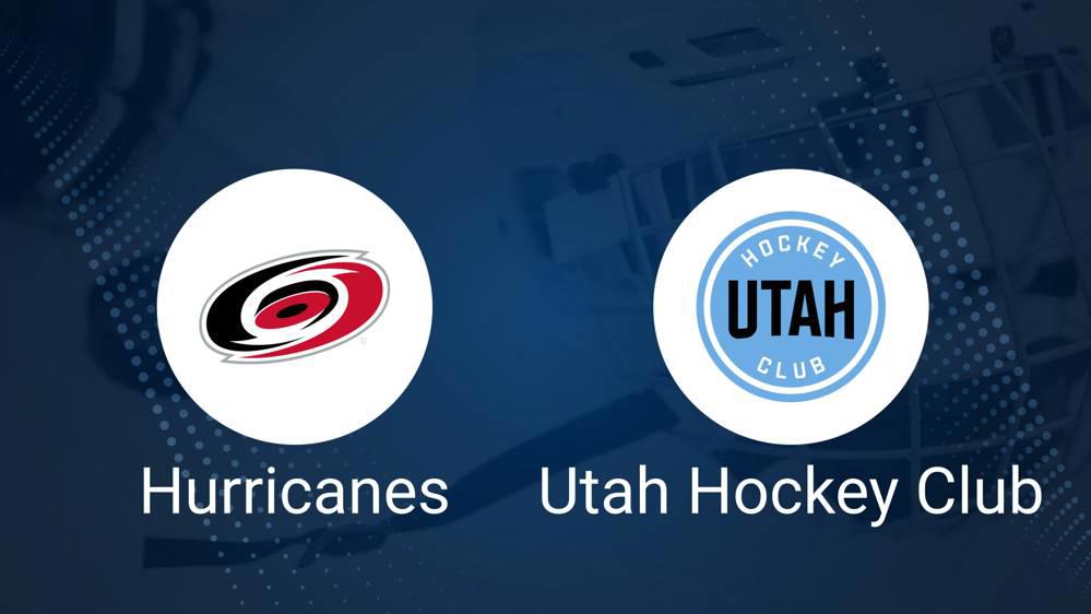 Where to Watch Carolina Hurricanes vs. Utah Hockey Club on TV or Streaming Live - February 8