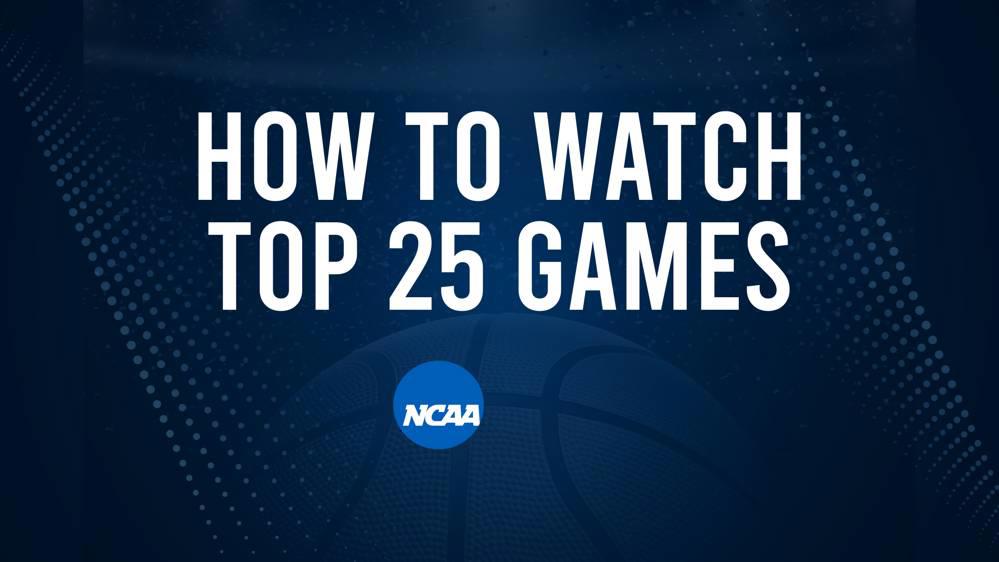 How to Watch Top 25 Women's College Basketball Games - Sunday, March 2