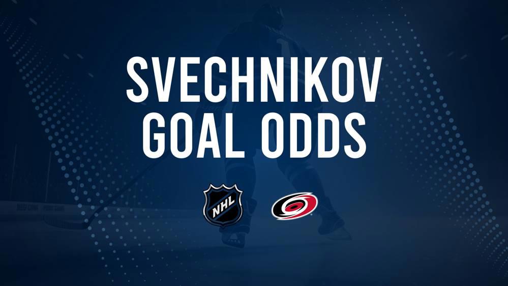 Will Andrei Svechnikov Score a Goal Against the Flames on March 2?